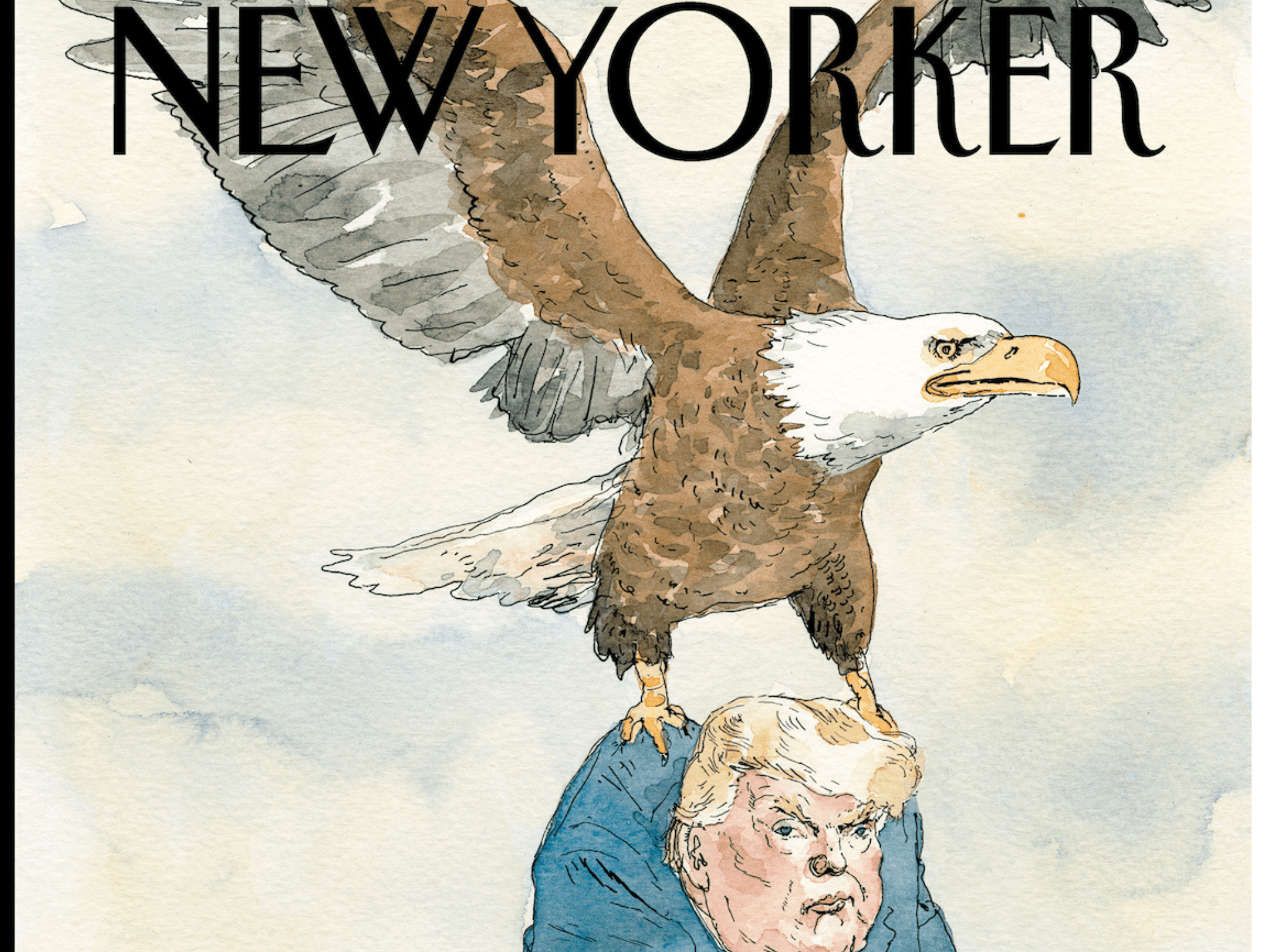 Trump New Yorker magazine cartoon mocks the president indy100